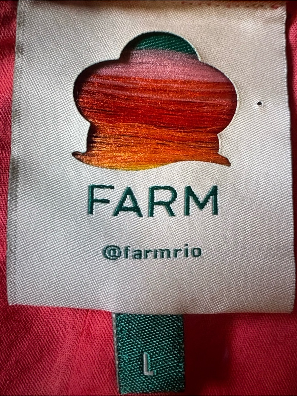 FARM Rio Pink, Green & Orange Tropical Tiered Maxi Dress - Picture 8 of 9